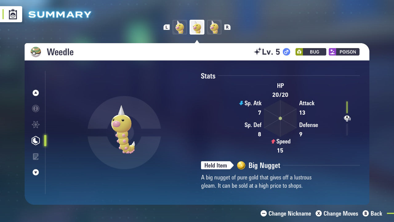 Pokemon Legends ZA Shiny Weedle 6IV-EV Trained - Pokemon4Ever