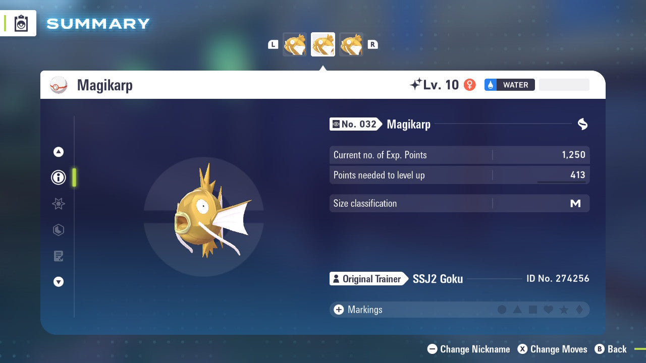 Pokemon Legends ZA Shiny Magikarp 6IV-EV Trained - Pokemon4Ever