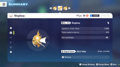 Pokemon Legends ZA Shiny Magikarp 6IV-EV Trained - Pokemon4Ever