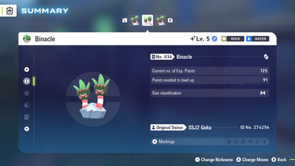 Pokemon Legends ZA Shiny Binacle 6IV-EV Trained - Pokemon4Ever