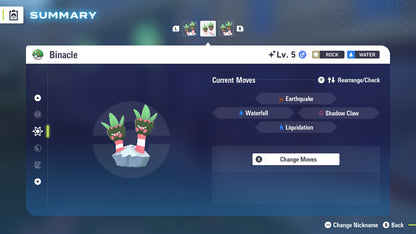 Pokemon Legends ZA Shiny Binacle 6IV-EV Trained - Pokemon4Ever