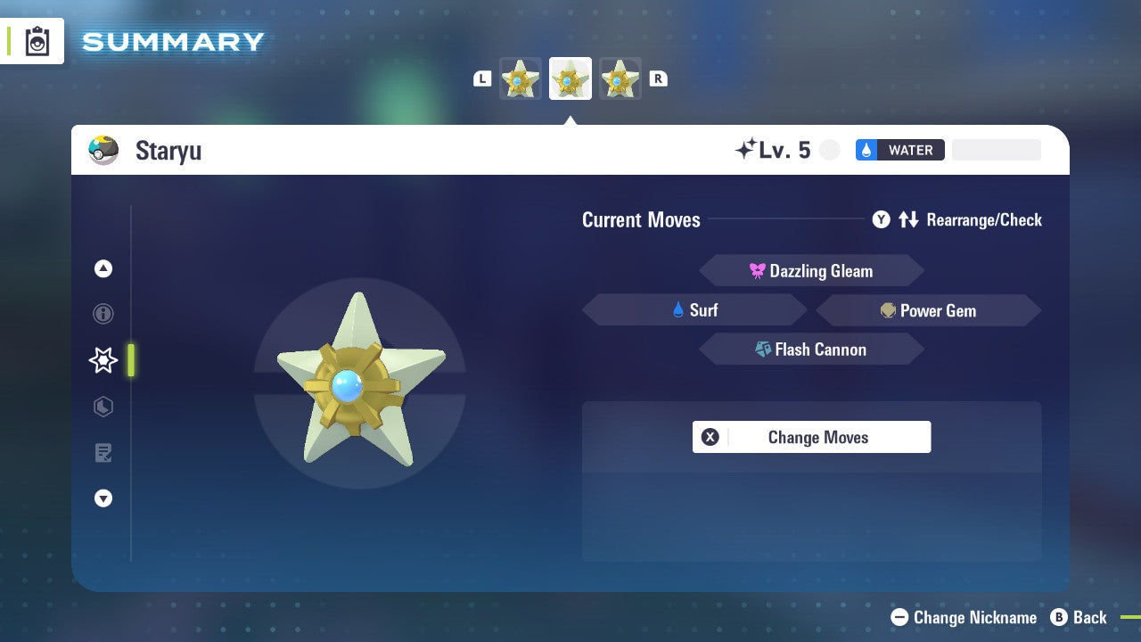 Pokemon Legends ZA Shiny Staryu 6IV-EV Trained - Pokemon4Ever