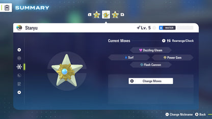 Pokemon Legends ZA Shiny Staryu 6IV-EV Trained - Pokemon4Ever