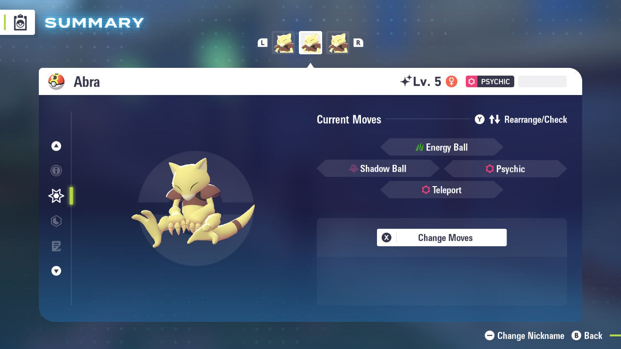 Pokemon Legends ZA Shiny Abra 6IV-EV Trained - Pokemon4Ever