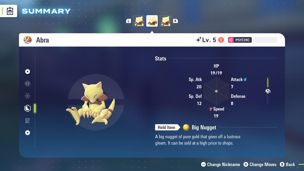 Pokemon Legends ZA Shiny Abra 6IV-EV Trained - Pokemon4Ever