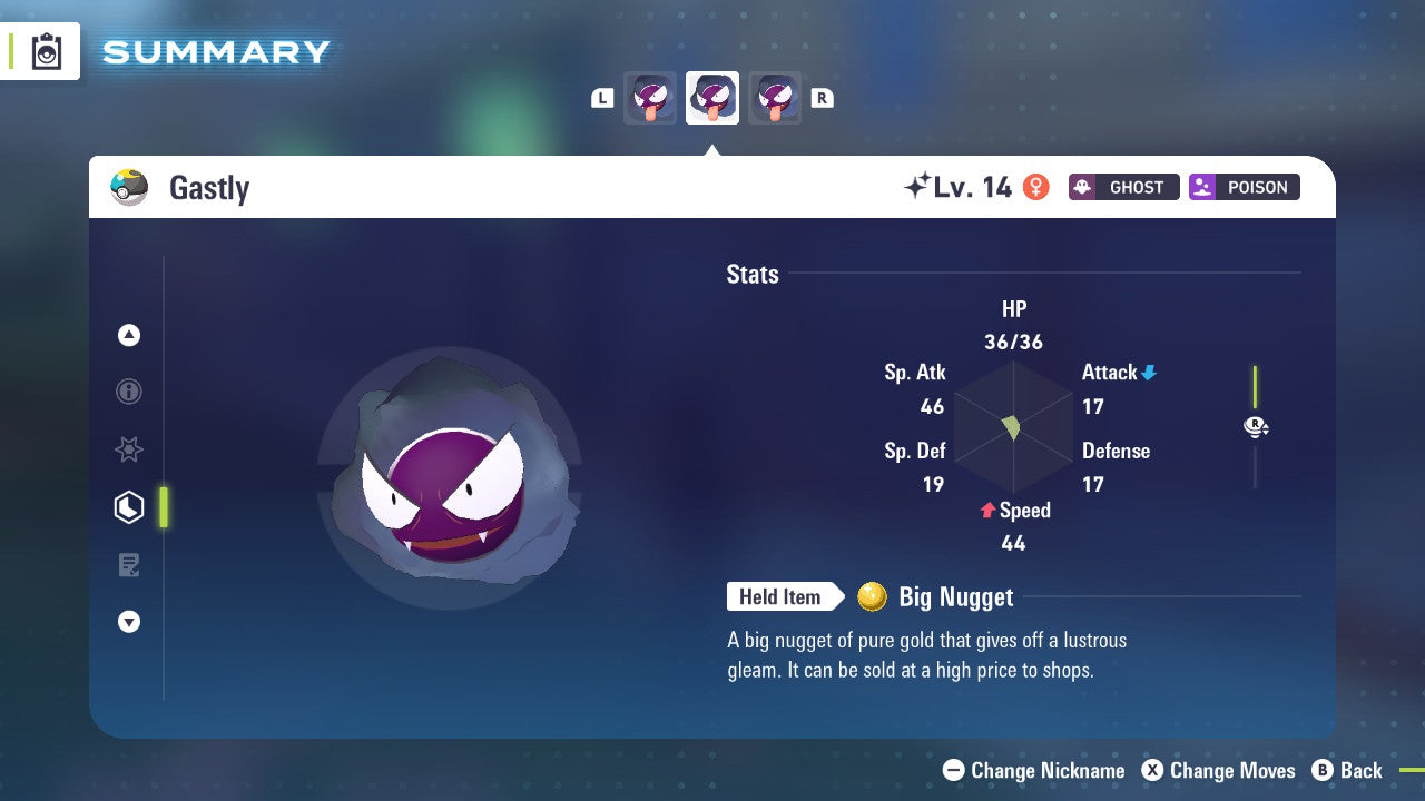 Pokemon Legends ZA Shiny Gastly 6IV-EV Trained - Pokemon4Ever