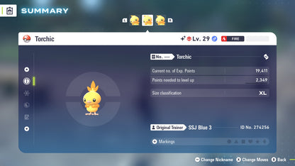 Pokemon Legends ZA Alpha Shiny Torchic 6IV-EV Trained - Pokemon4Ever