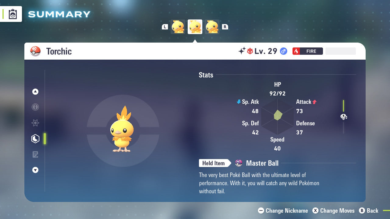 Pokemon Legends ZA Alpha Shiny Torchic 6IV-EV Trained - Pokemon4Ever