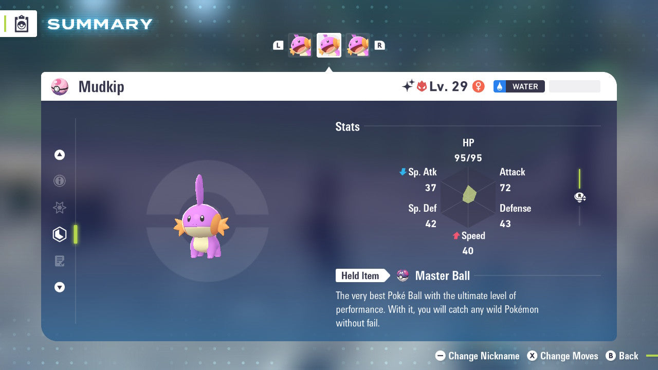 Pokemon Legends ZA Alpha Shiny Mudkip 6IV-EV Trained - Pokemon4Ever