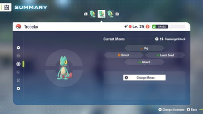 Pokemon Legends ZA Alpha Shiny Treecko 6IV-EV Trained - Pokemon4Ever