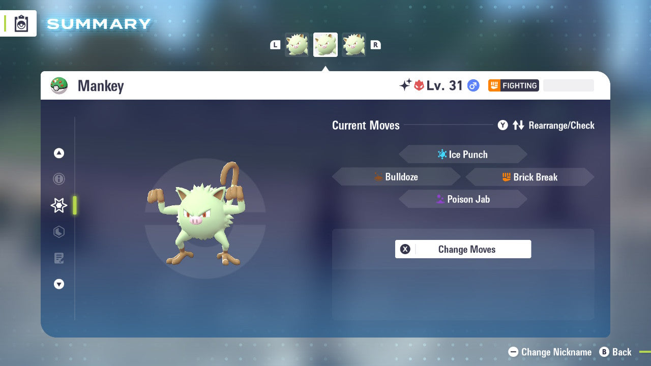 Pokemon Legends ZA Alpha Shiny Mankey 6IV-EV Trained - Pokemon4Ever