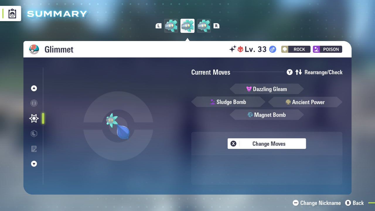 Pokemon Legends ZA Alpha Shiny Glimmet 6IV-EV Trained - Pokemon4Ever