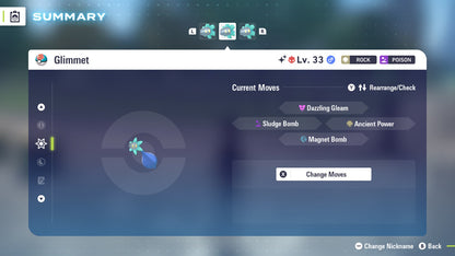 Pokemon Legends ZA Alpha Shiny Glimmet 6IV-EV Trained - Pokemon4Ever