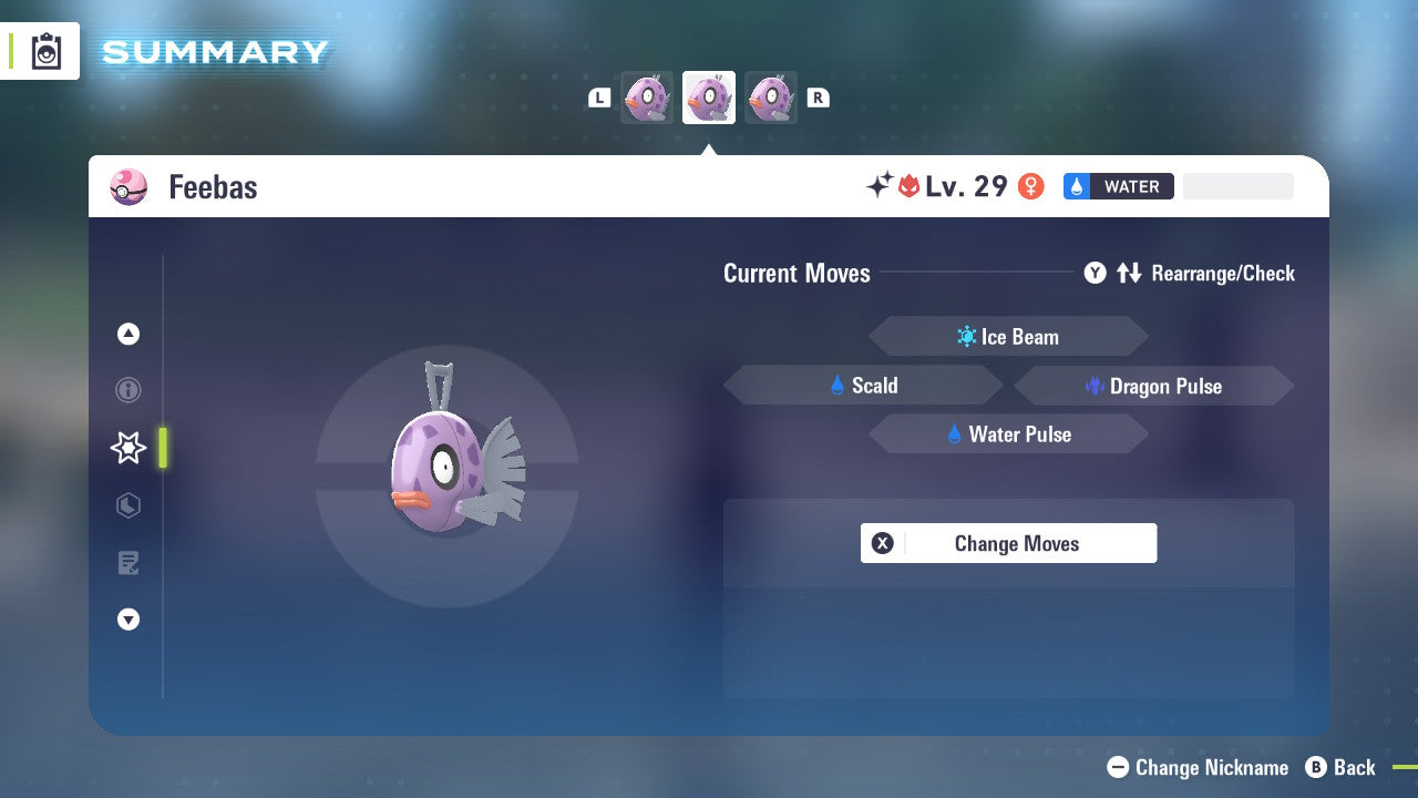 Pokemon Legends ZA Alpha Shiny Feebas 6IV-EV Trained - Pokemon4Ever