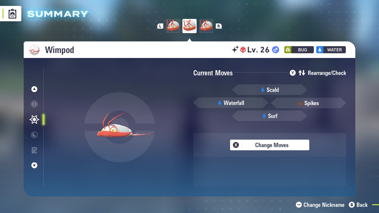Pokemon Legends ZA Alpha Shiny Wimpod 6IV-EV Trained - Pokemon4Ever