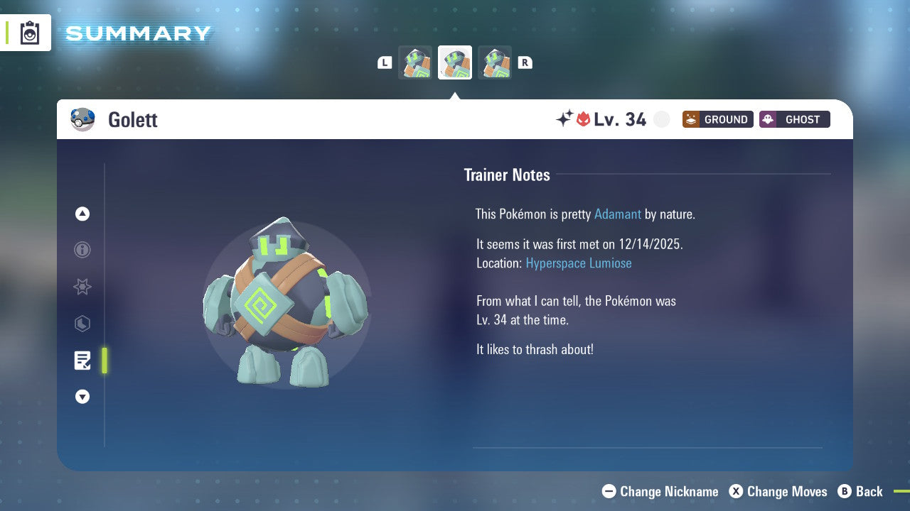 Pokemon Legends ZA Alpha Shiny Golett 6IV-EV Trained - Pokemon4Ever