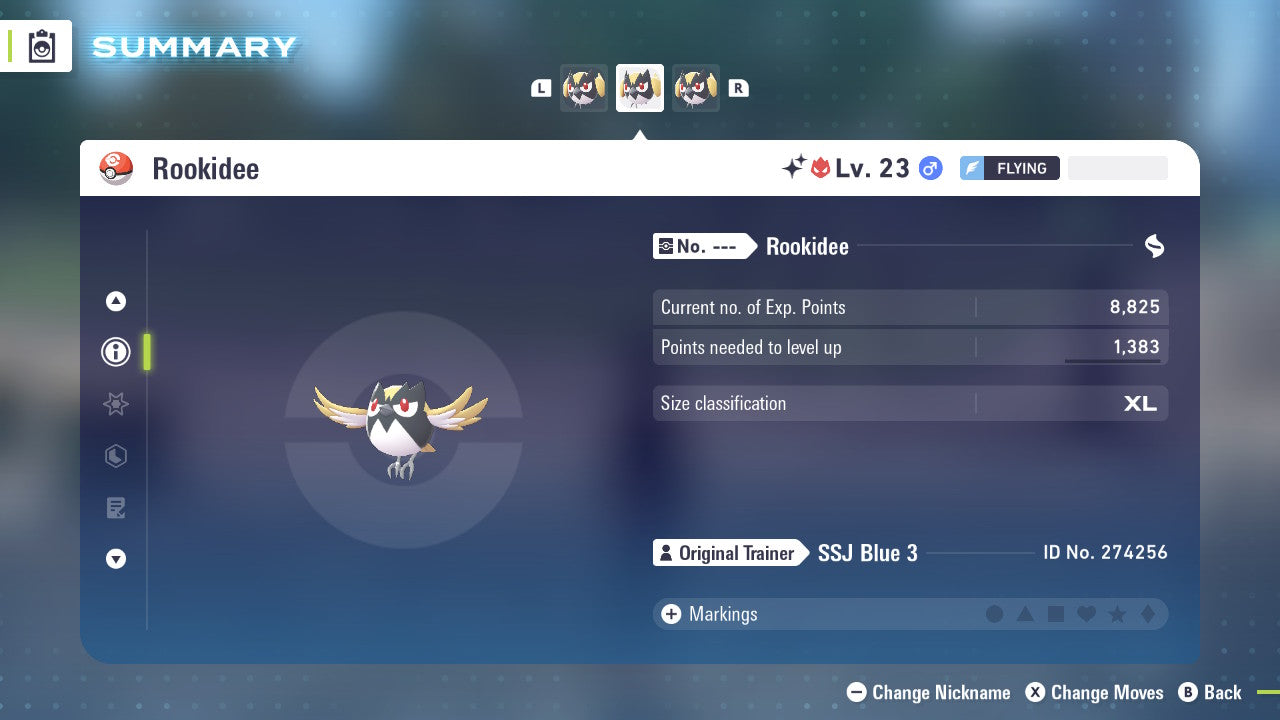 Pokemon Legends ZA Alpha Shiny Rookidee 6IV-EV Trained - Pokemon4Ever