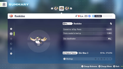 Pokemon Legends ZA Alpha Shiny Rookidee 6IV-EV Trained - Pokemon4Ever