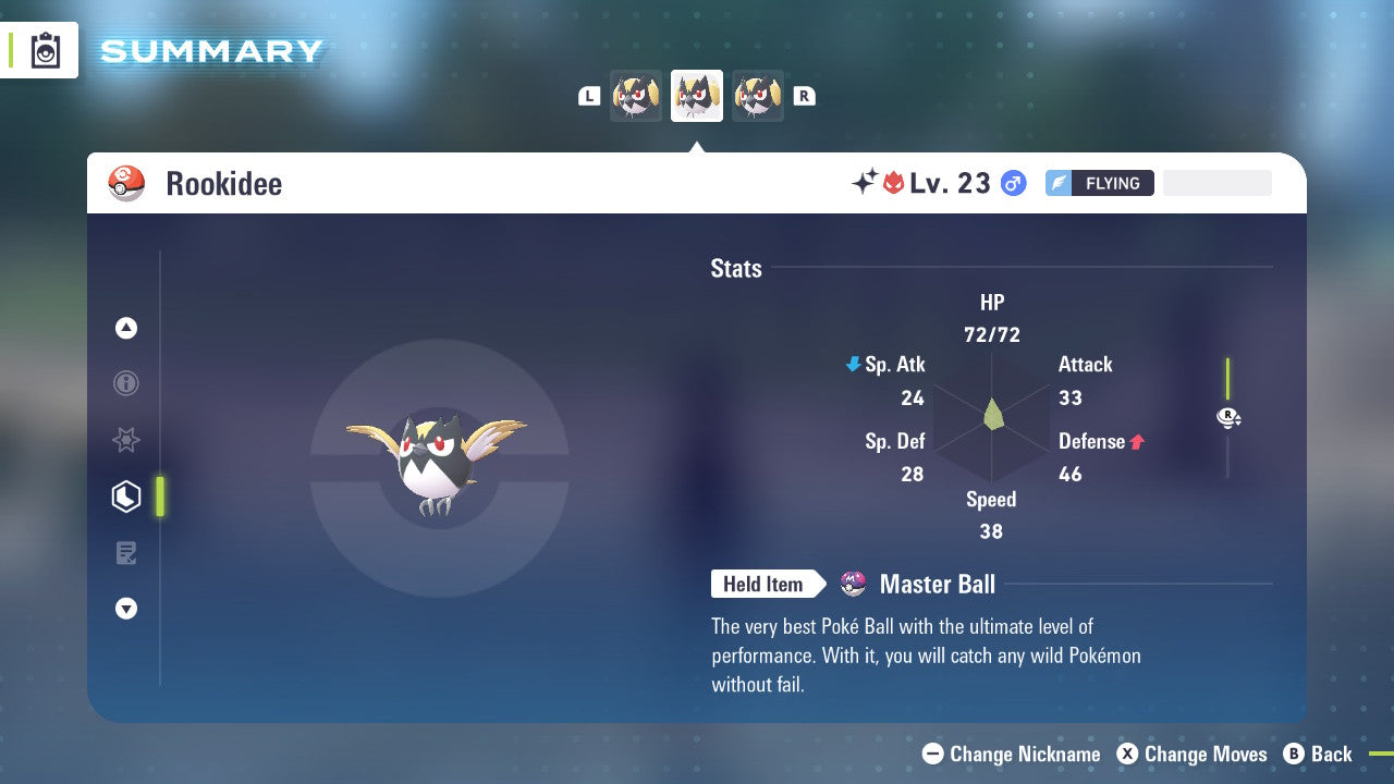 Pokemon Legends ZA Alpha Shiny Rookidee 6IV-EV Trained - Pokemon4Ever