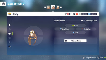 Pokemon Legends ZA Alpha Shiny Starly 6IV-EV Trained - Pokemon4Ever