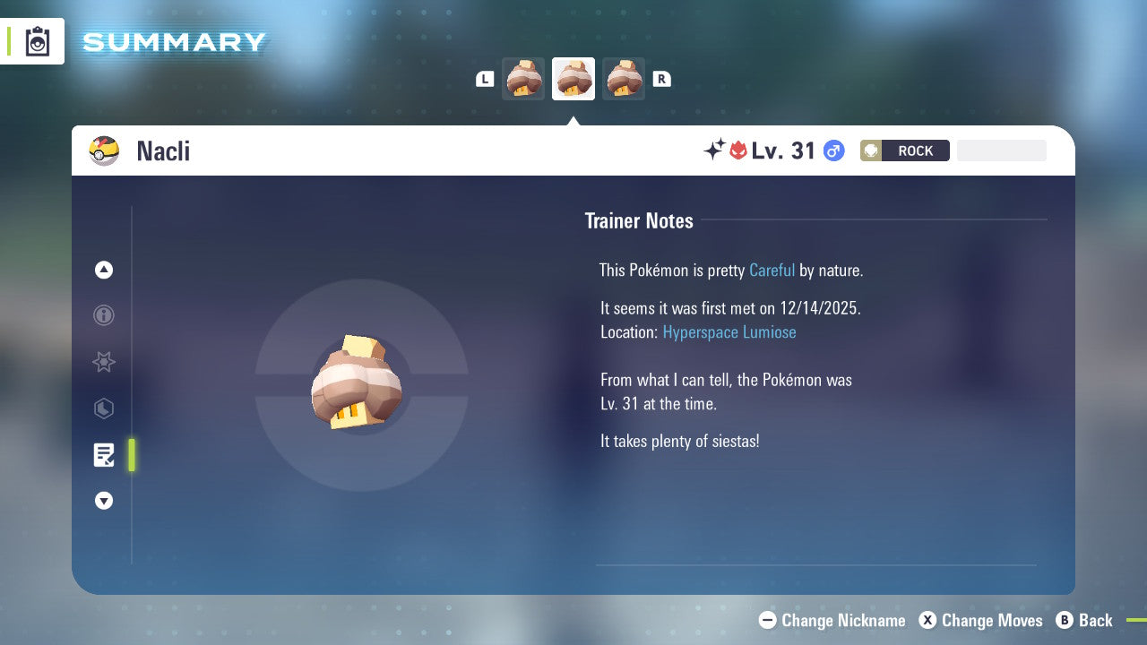 Pokemon Legends ZA Alpha Shiny Nacli 6IV-EV Trained - Pokemon4Ever
