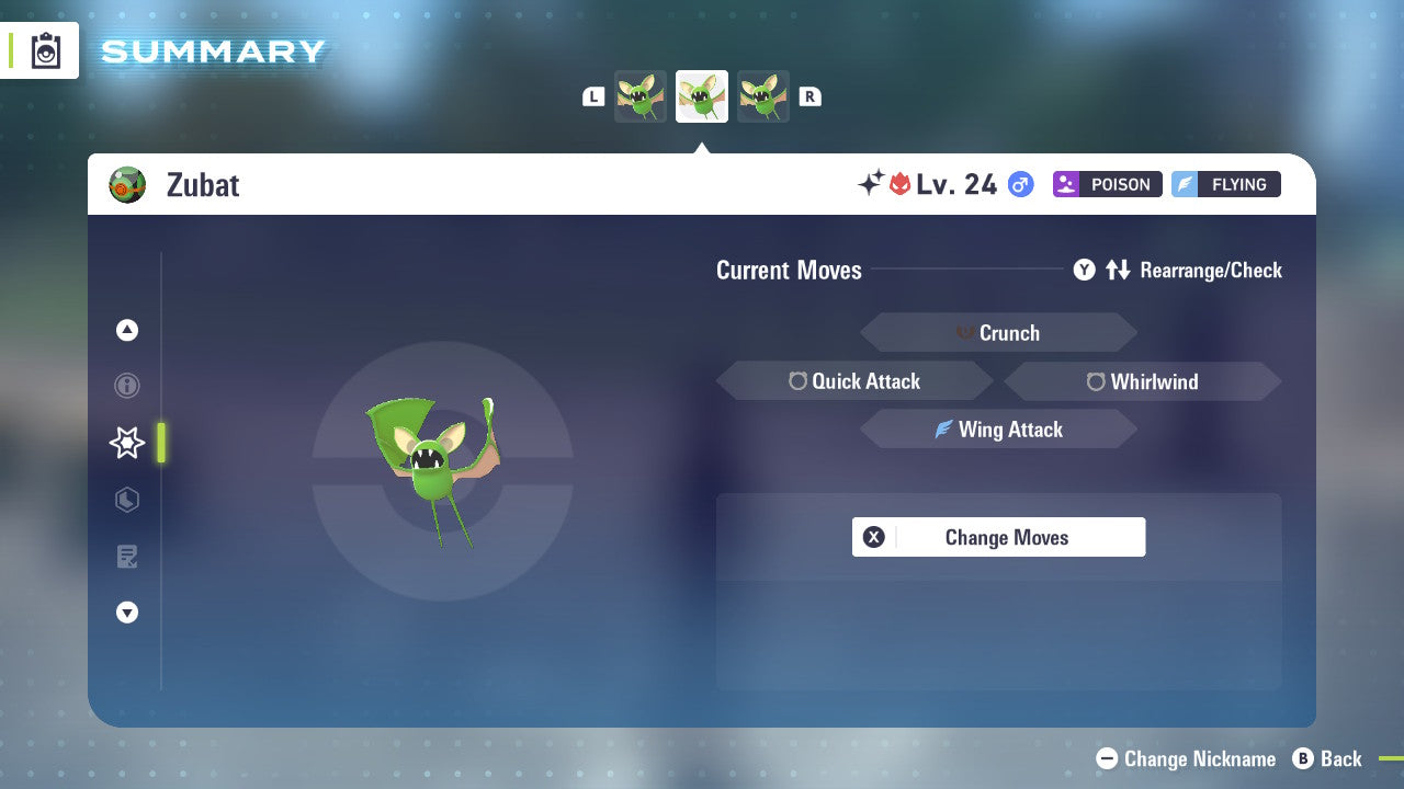 Pokemon Legends ZA Alpha Shiny Zubat 6IV-EV Trained - Pokemon4Ever