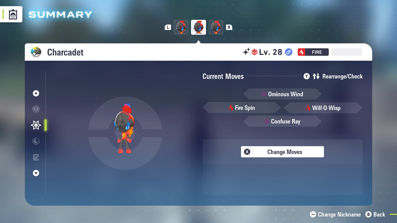 Pokemon Legends ZA Alpha Shiny Charcadet 6IV-EV Trained