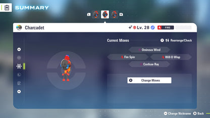 Pokemon Legends ZA Alpha Shiny Charcadet 6IV-EV Trained