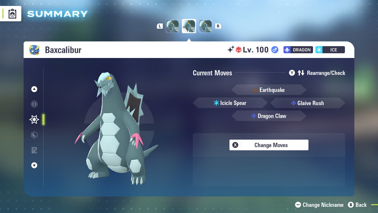 Pokemon Legends ZA Alpha Shiny Baxcalibur 6IV-EV Trained - Pokemon4Ever