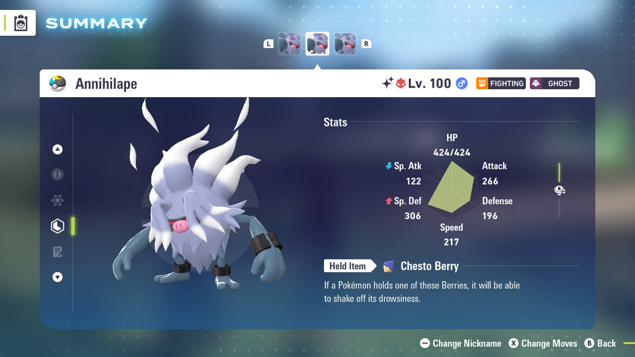 Pokemon Legends ZA Alpha Shiny Annihilape 6IV-EV Trained - Pokemon4Ever