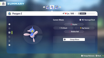 Pokemon Legends ZA Alpha Shiny Porygon-Z 6IV-EV Trained - Pokemon4Ever