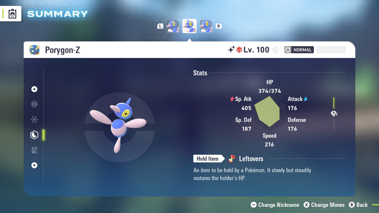 Pokemon Legends ZA Alpha Shiny Porygon-Z 6IV-EV Trained - Pokemon4Ever