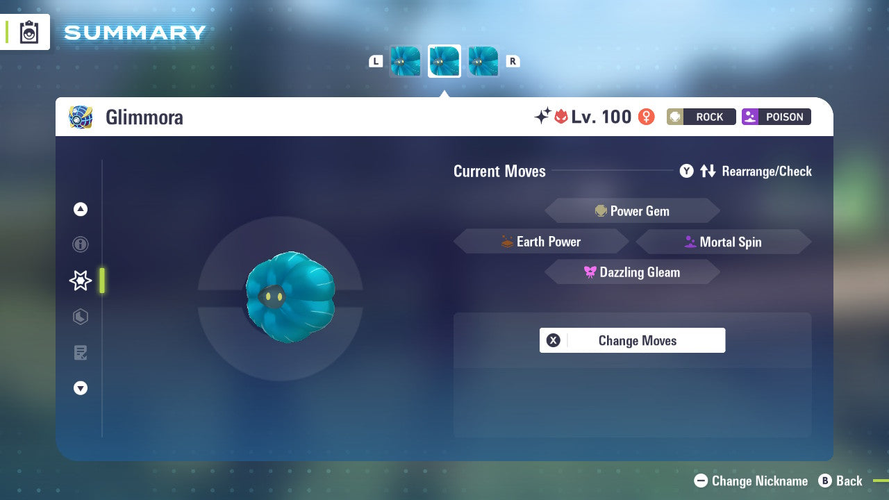 Pokemon Legends ZA Alpha Shiny Glimmora 6IV-EV Trained - Pokemon4Ever