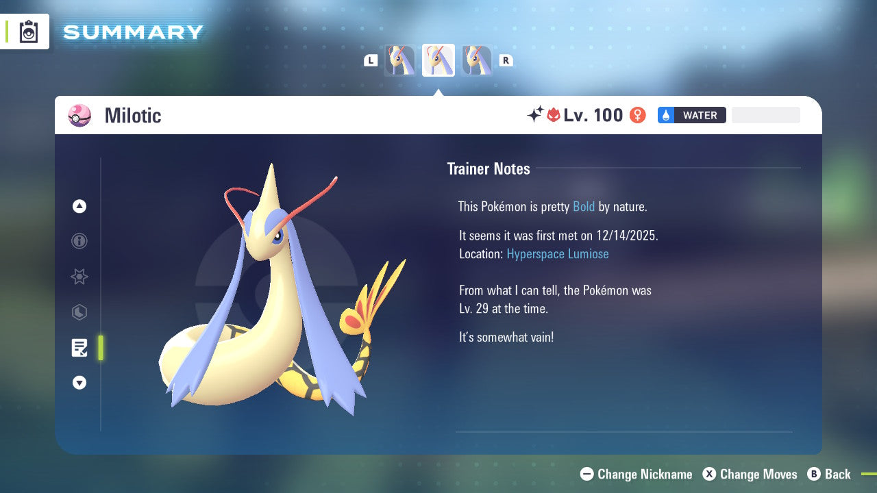 Pokemon Legends ZA Alpha Shiny Milotic 6IV-EV Trained - Pokemon4Ever