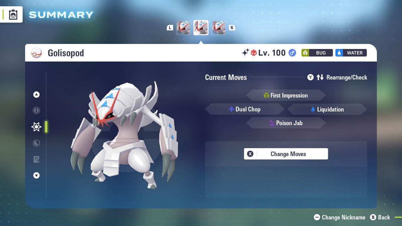 Pokemon Legends ZA Alpha Shiny Golisopod 6IV-EV Trained - Pokemon4Ever