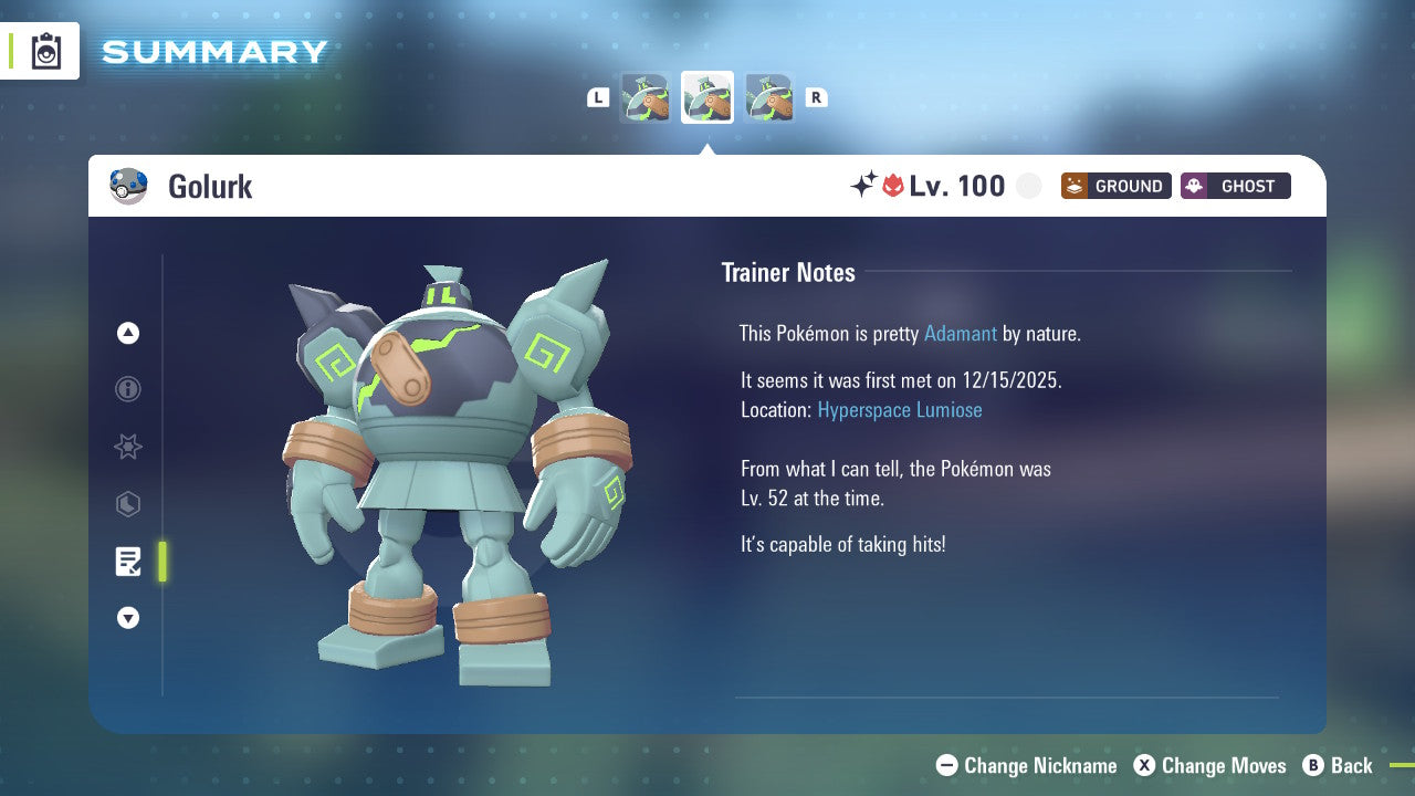 Pokemon Legends ZA Alpha Shiny Golurk 6IV-EV Trained - Pokemon4Ever