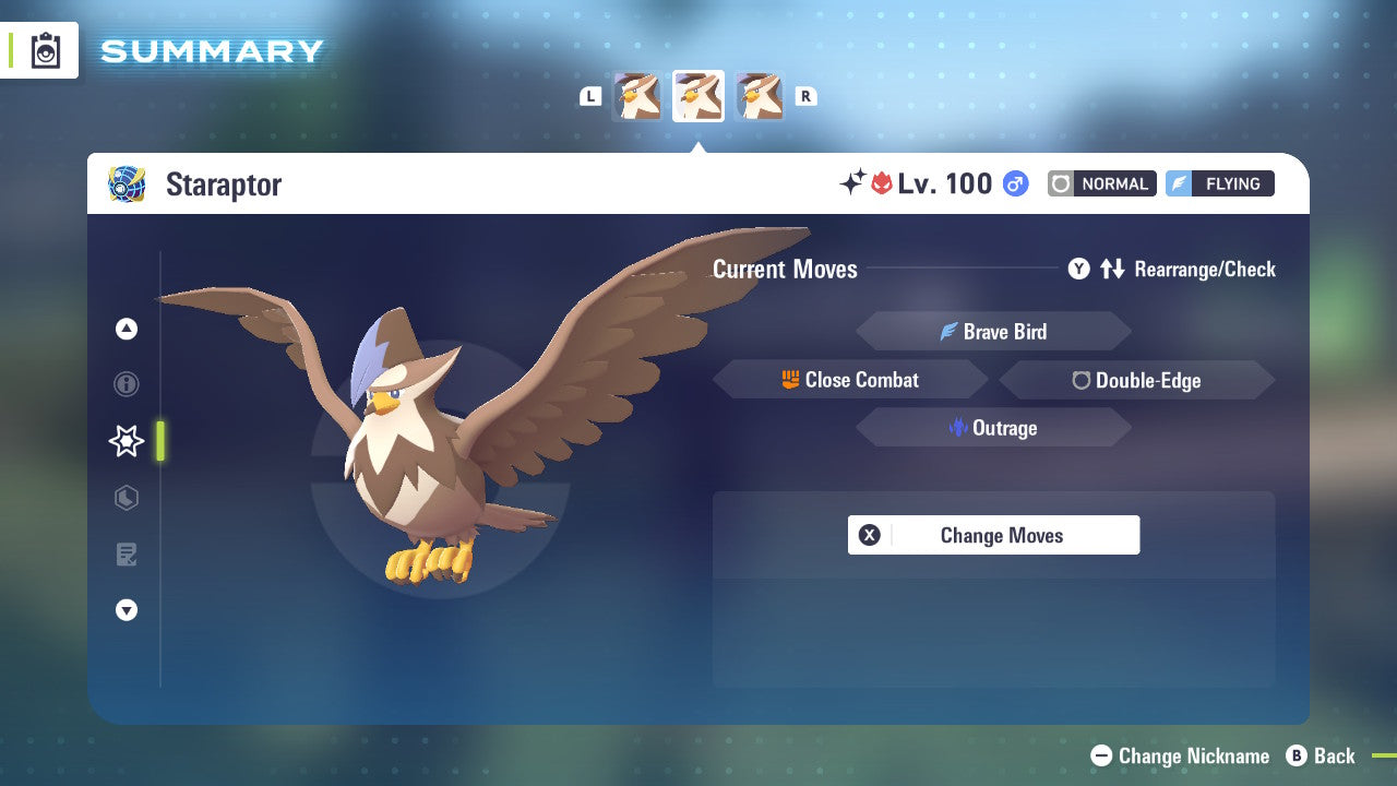 Pokemon Legends ZA Alpha Shiny Staraptor 6IV-EV Trained - Pokemon4Ever