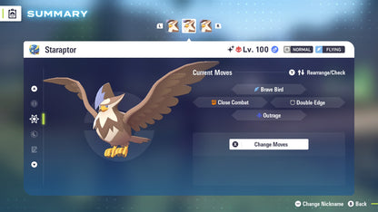 Pokemon Legends ZA Alpha Shiny Staraptor 6IV-EV Trained - Pokemon4Ever
