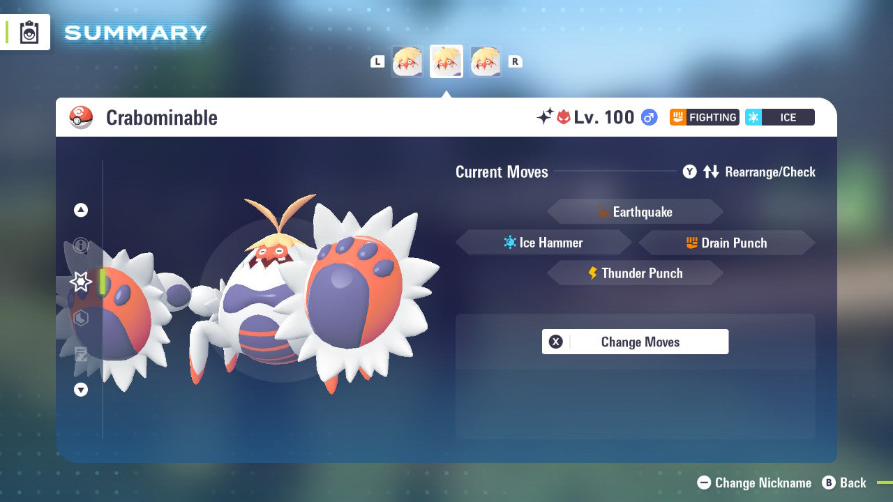 Pokemon Legends ZA Alpha Shiny Crabominable 6IV-EV Trained - Pokemon4Ever