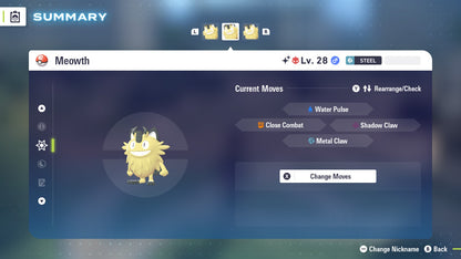Pokemon Legends ZA Alpha Shiny Galarian Meowth 6IV-EV Trained - Pokemon4Ever