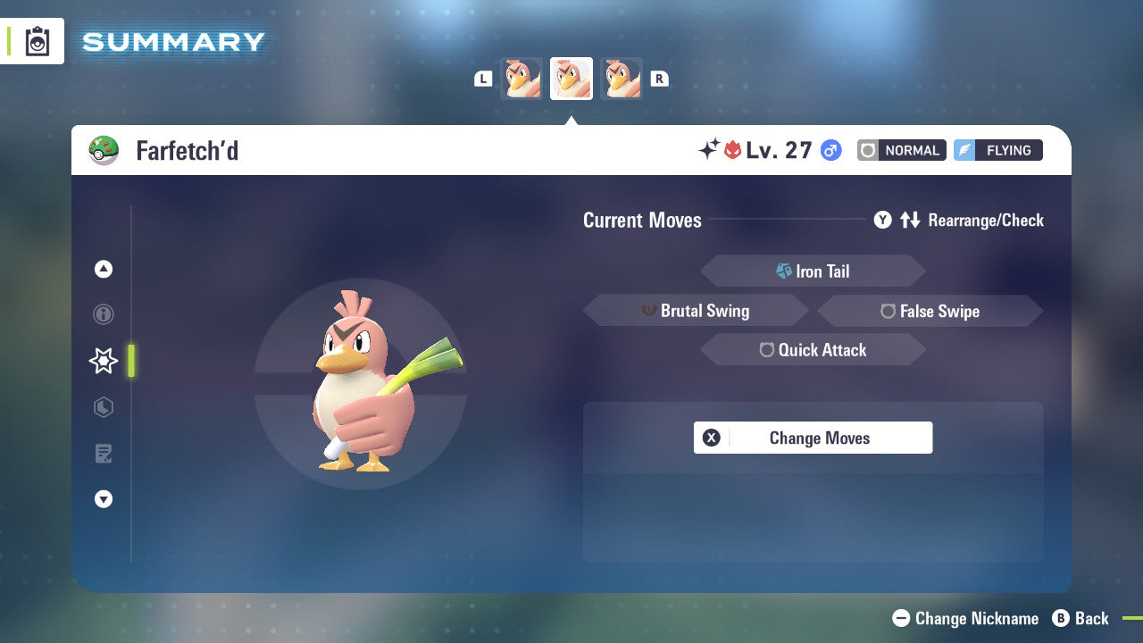 Pokemon Legends ZA Alpha Shiny Farfetch’d 6IV-EV Trained - Pokemon4Ever