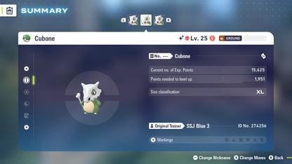 Pokemon Legends ZA Alpha Shiny Cubone 6IV-EV Trained - Pokemon4Ever