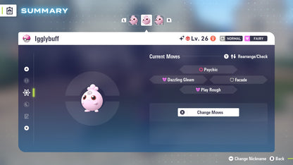 Pokemon Legends ZA Alpha Shiny Igglybuff 6IV-EV Trained