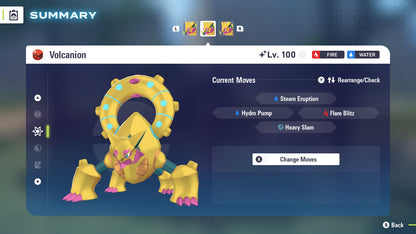 Pokemon Legends ZA Shiny Volcanion 6IV-EV Trained