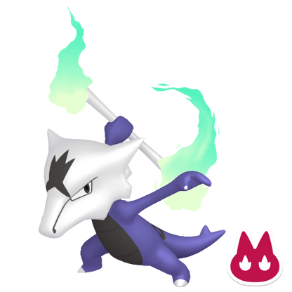 Shiny Alpha Alolan Marowak 6IV