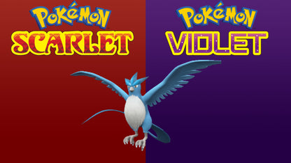 Articuno Kanto Shiny 6IV // Pokemon Scarlet & Violet // EV Trained + Ready  for competitive battle! // lv100 6IV +MasterBall // Fast Trade