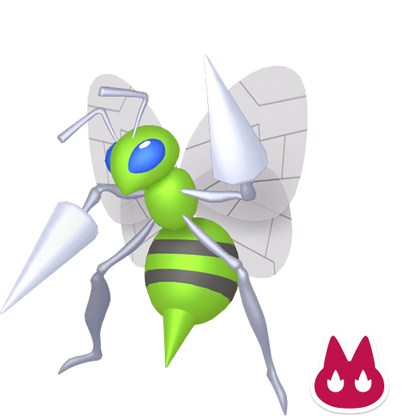 Pokemon Legends ZA Alpha Shiny Beedrill 6IV-EV Trained - Pokemon4Ever