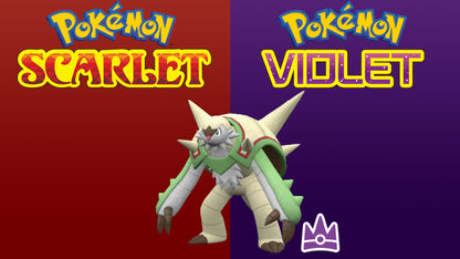 Pokemon Scarlet and Violet Chesnaught The Unrivaled 6IV-EV Trained - Pokemon4Ever