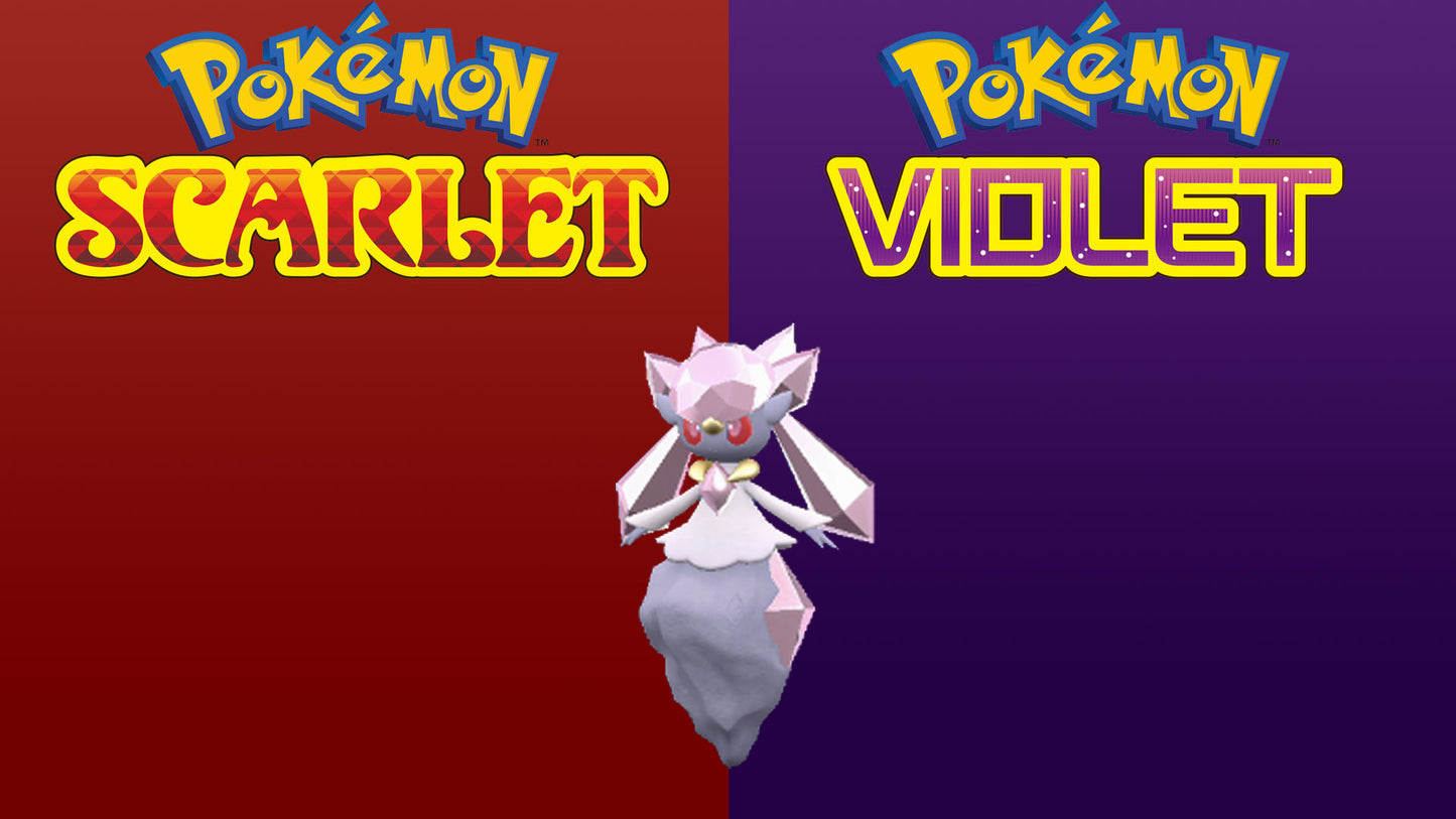 Pokemon Scarlet and Violet Diancie 6IV-EV Trained - Pokemon4Ever