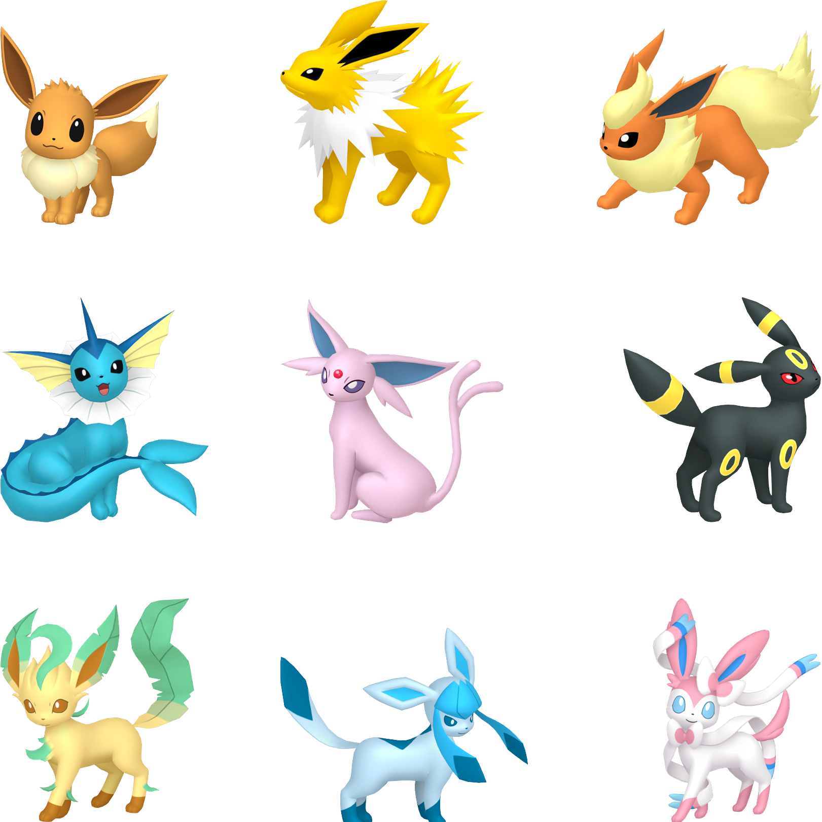 Pokemon Legends ZA Eeveelution Bundle 6IV-EV Trained - Pokemon4Ever